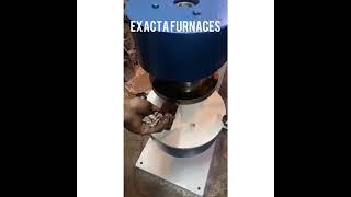 Exacta vertical lab Pulverizer 12” disc