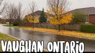 Beautiful city of VAUGHAN, GTA Ontario Canada 4K Video