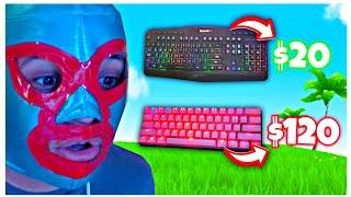 Membrane Keyboard Vs Mechanical Keyboard | Fortnite