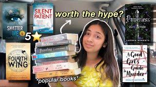 I Read the most *VIRAL* books- are they worth the hype?- MUST READ, 5 star reads, overrated books