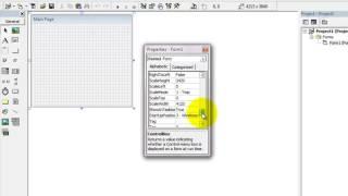 The complete Properties of Forms in Visual Basic 6 0