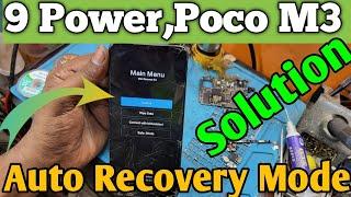 Redmi 9 Power, Poco M3 Auto Recovery Mode  Problem | Auto Recovery Problem Solution