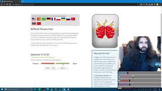 Esfand Takes A "Difficult Person" Personality Test! How Will He Do?