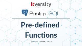 Mastering SQL - PostgreSQL: Pre-defined Functions - Using CASE and WHEN