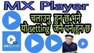 MX Player- Hidden Setting Secret Features || Amazing Secret Settings of MX Player