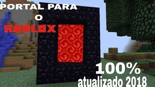 como fazer o portal para o roblox no minecrafttutorial completo!!!