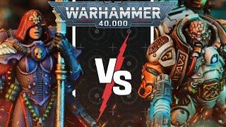 Adepta Sororitas vs Leagues of Votann | Warhammer 40k Battle Report