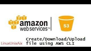 Access Amazon S3 using AWS CLI | Upload/download to S3 bucket from command line
