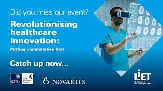 Revolutionising healthcare innovation