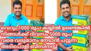 1000 രൂപ കയ്യിൽ ഉണ്ടെങ്കിൽ നിങ്ങൾക്ക് ദിവസം 5000 രൂപ വരുമാനം നേടാൻ പറ്റുന്ന അടിപൊളി ബിസിനസ്സ് ️️