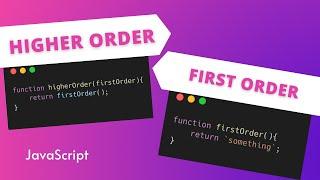 Higher order vs First order functions in Javascript