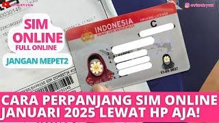 CARA PERPANJANG SIM A SIM C 2025 ONLINE CARA PERPANJANG SIM ONLINE JANUARI 2025 | DIGITAL KORLANTAS