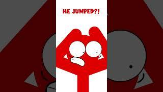 Dudes, He Jumped (Animation Meme) #fyp #memes #shorts