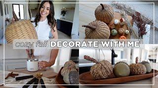 NEW  FALL DECORATE WITH ME 2024  COZY & MODERN