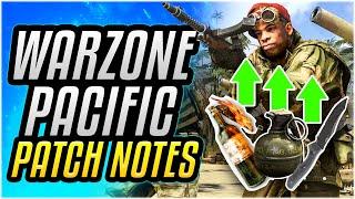 INSANE BUFFS & CHANGES COMING TO WARZONE!!! Warzone Pacific Patch Notes [Caldera]