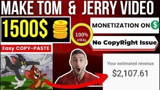 How To Upload Tom and Jerry Without Copyright | how to make tom and jerry cartoon | reupload