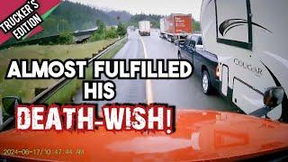 Truckers Edition Nó 85-Road Rage ,Bad Drivers, Brake Checks, Dashcam caught | Instant karma