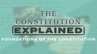 Foundations of the Constitution - Teaching Federalism, Separation of Powers, and Checks and Balances