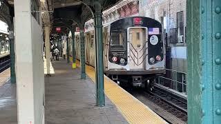 JMZ Trains in Brooklyn, New York (Elevated Trains - MTA)