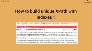 How to write unique XPath with indexes: SelectorsHub