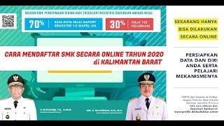 Tutorial Cara daftar PPDB Online SMK Kalimantan Barat Tahun 2020 dan Persiapan Dokumen Pendaftaran