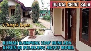 Rumah Kampung Siap Huni Akses Mobil Masih Ada Sisa Tanah Di Belakang Bisa Untuk Berkebun