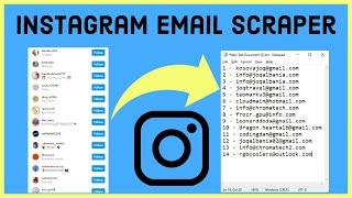 How to scrape email addresses from Instagram followers/following