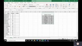 Use of If Function in Excel