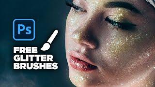 Create an INSTANT Glitter effect! +Free Brushes