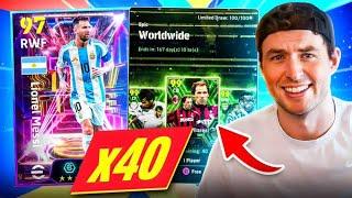 40 x NEW eFootball 2025 Legend Packs!