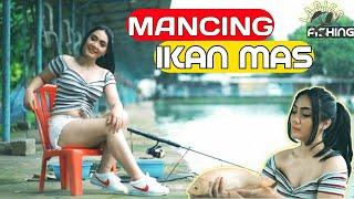 Cewek Cantik Mancing Ikan Mas - Lady Angler Indonesia