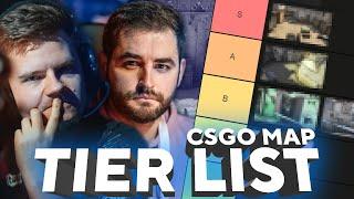 Dupreeh, FalleN, k0nfig and tabseN's CSGO Map Tier list | CSGO Maps Ranked #2