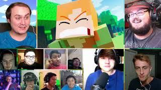 "ANGRY ALEX"  [VERSION A] Minecraft Animation Music Video [REACTION MASH-UP]#1325