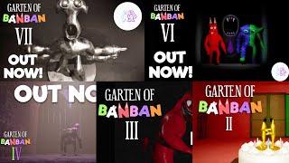 Garten of Banban 2 3 4 6 7 IS OUT comparison (Concept)