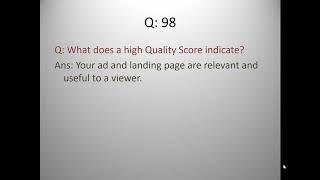 What does a high Quality Score indicate