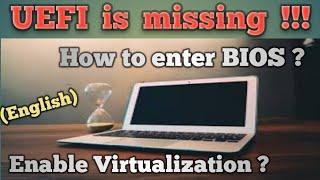 (English) How to enter BIOS if UEFI is missing | How to enter BIOS without UEFI | Today's Encyclo