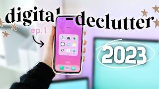 DECLUTTER YOUR PHONE for 2023  7 secrets to an organized & minimal phone!