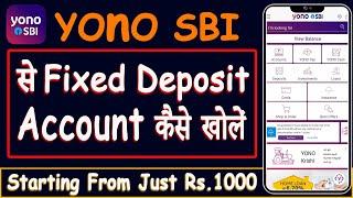 How to do FD in YONO SBI | YONO SBI Me FD Kaise Kare | How to Open Fixed Deposit in YONO SBI