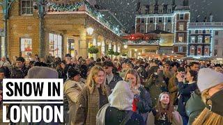 London Christmas 2024 |Covent Garden West End | London Christmas Market - London Winter Walk[4K HDR]