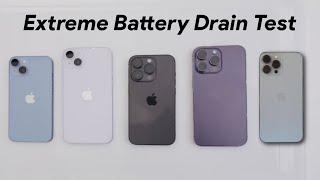 iPhone 14 Vs iPhone 14 Pro Vs iPhone 14 Plus Vs iPhone 14 Pro Max, iPhone 13 Pro Battery Drain Test