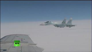 Су-27 отогнал истребитель НАТО от самолёта Шойгу над Балтикой