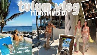TULUM MEXICO VLOG 2023 | SISTER TRIP | how to spend 10 days in Tulum, best beach clubs, restaurants