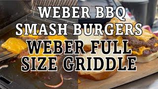 Weber Genesis 300 Full Size Griddle  - Smash Burgers