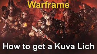 How to hunt a lich to get Kuva weapons in Warframe