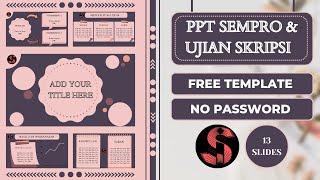 KUALITATIF ‼️DESAIN PPT SEMINAR PROPOSAL  #2 #free #freetemplate #seminarproposal #powerpoint