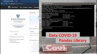 Raspberry Pi: Get COVID-19 Update in python3 with pandas library