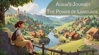 Learn English through story  level 1  Aisha's Journey: The Power of Language