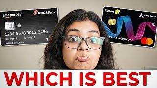 Flipkart Axis Bank Credit Card vs Amazon Pay ICICI Credit Card | Credit Card Comparison