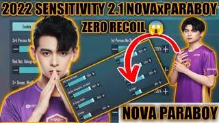 (NEW 2.1) NOVA PARABOY SENSITIVITY 2022 & NOVA PARABOY PUBG/BGMI | PARABOY SENSITIVITY