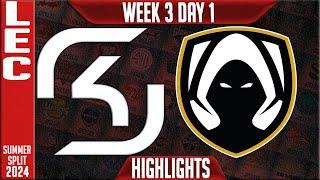 SK vs TH Highlights | LEC W3D1 Summer 2024 | SK Gaming vs Team Heretics Week 3 Day 1